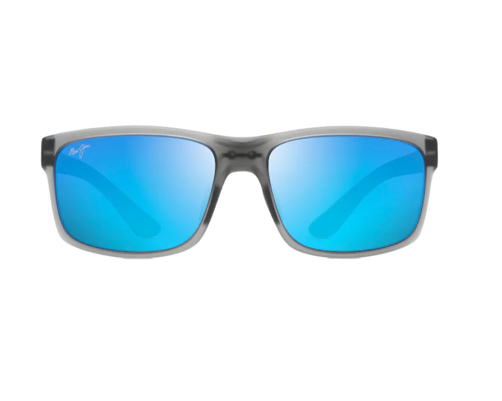 Lunettes de soleil Maui Jim Pokowai Arch – coloris Gris mat translucide