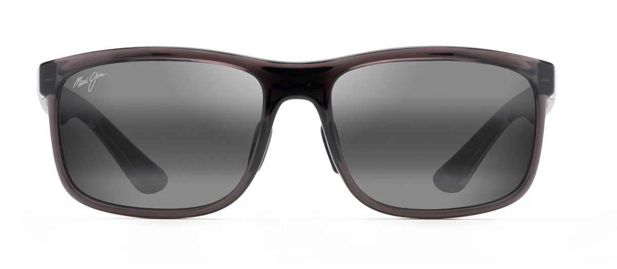 Lunettes de soleil Maui Jim Huelo – coloris Gris translucide