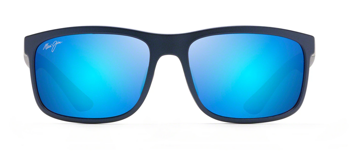 Lunettes de soleil Maui Jim Huelo – coloris Bleu mat