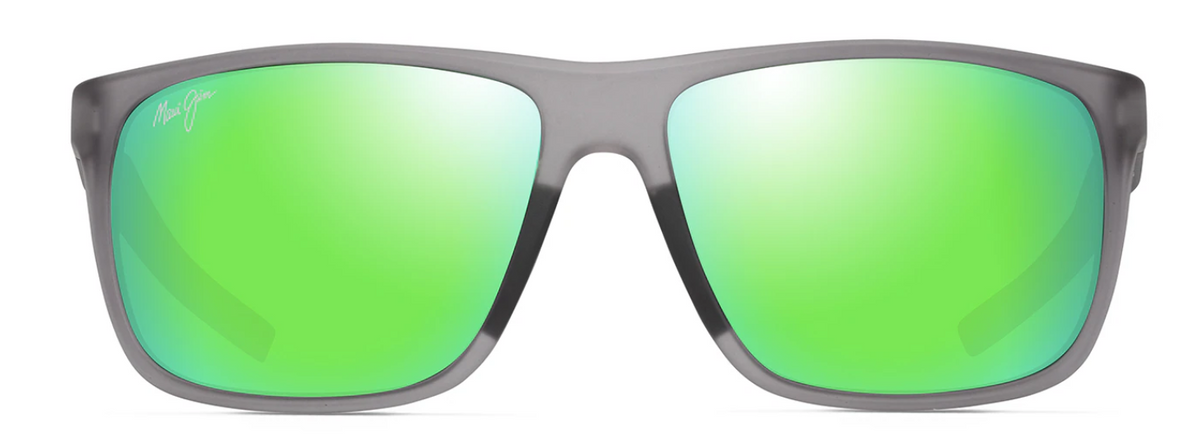 Lunettes de soleil Maui Jim Lehopulu – coloris Gris Transparent Mat