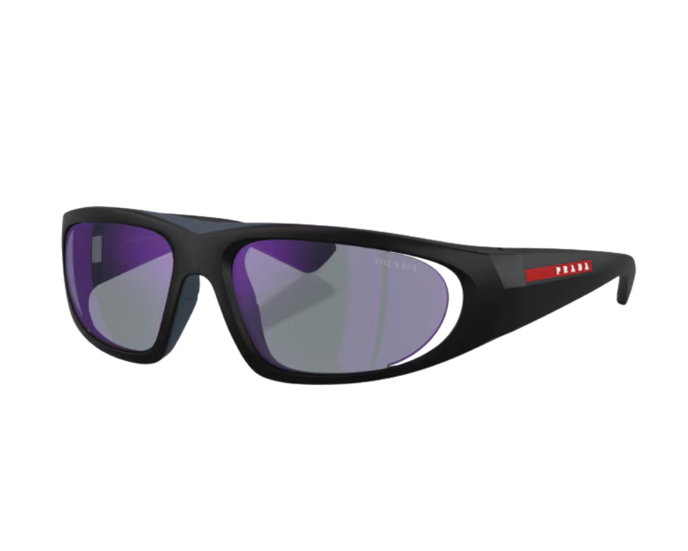 Lunettes de Soleil Prada Linea Rossa PS B03S - Noir mat (1BO10J)