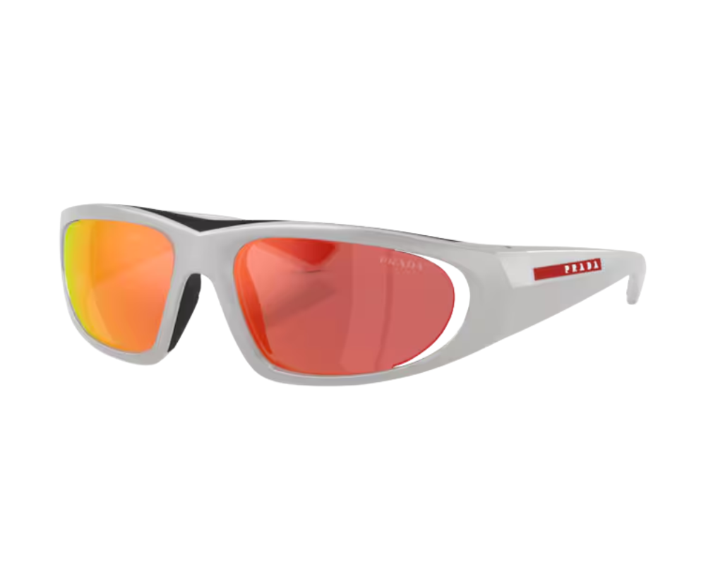 Lunettes de Soleil Prada Linea Rossa PS B03S - Gris métallisé (14Z04U)