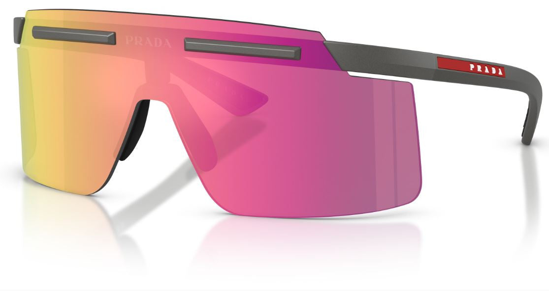 Lunettes de soleil Prada Linea Rossa PS B06S - Gris métallisé