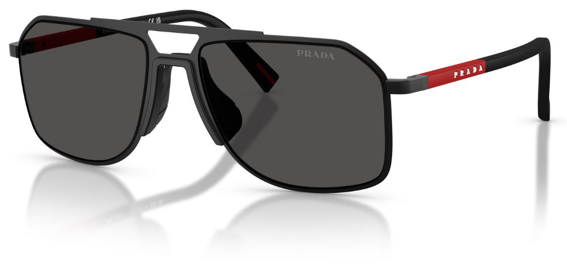 Lunettes de Soleil Prada Linea Rossa PS B51S - Noir mat (1BO06F)