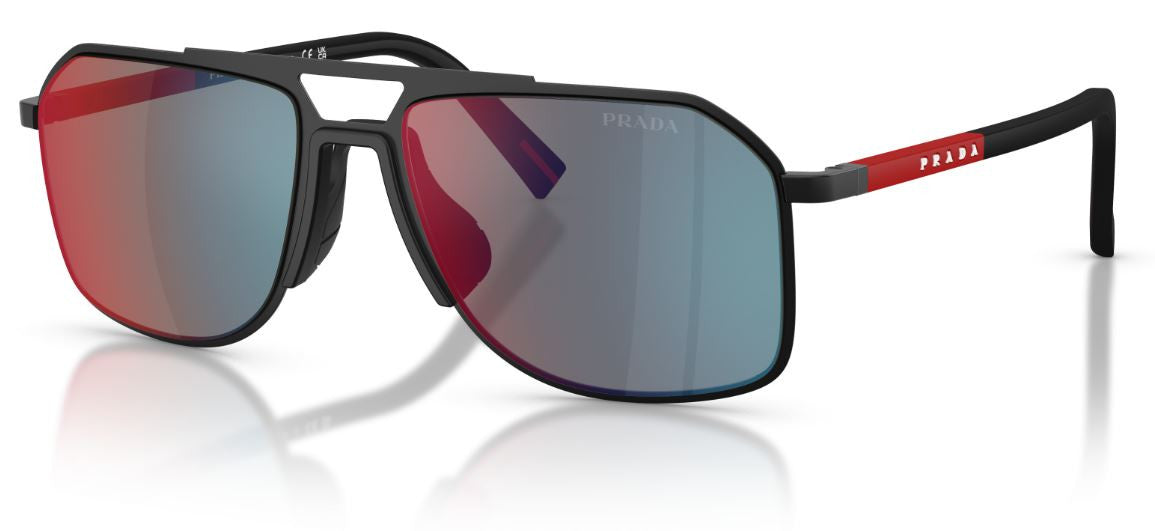 Lunettes de Soleil Prada Linea Rossa PS B51S - Noir mat (1BO90U)