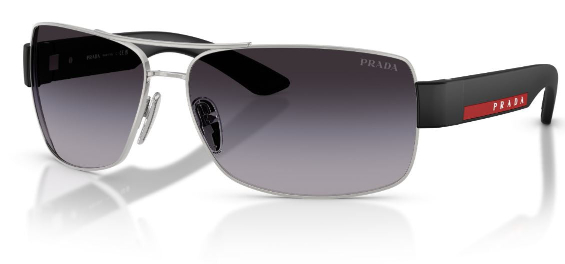 Lunettes de Soleil Prada Linea Rossa PS B52S - Argent