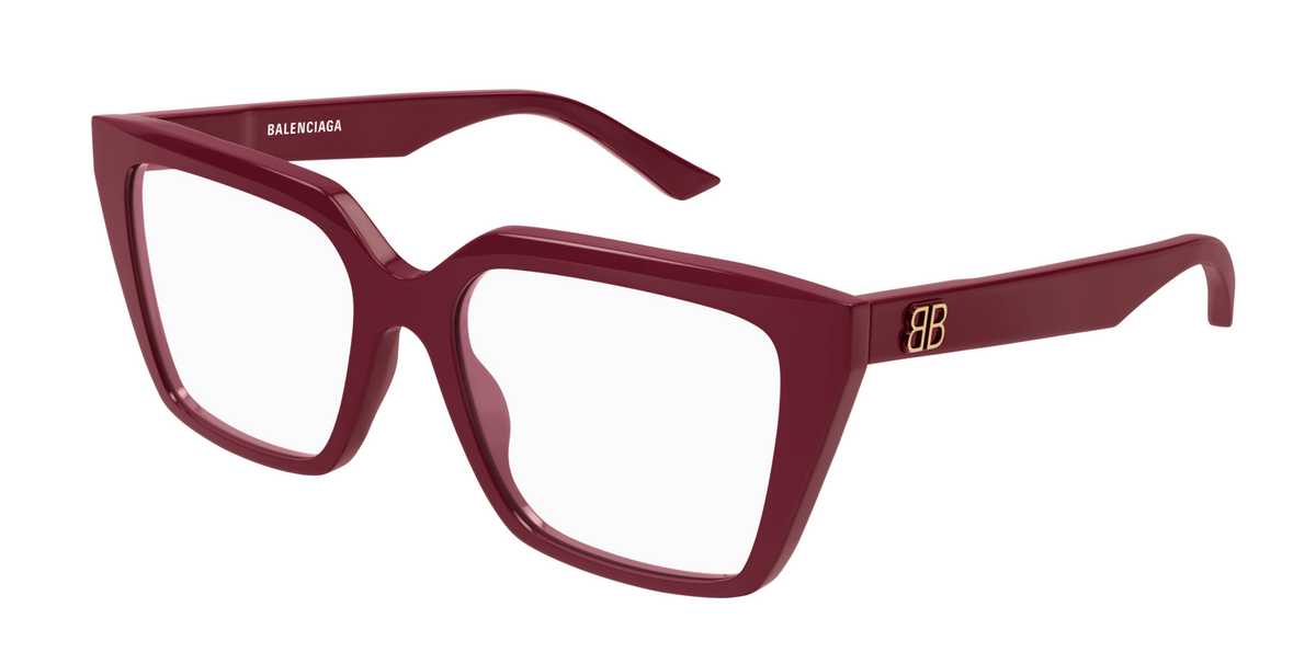 Lunettes de vue Balenciaga Everyday BB0130O - Rouge (012)