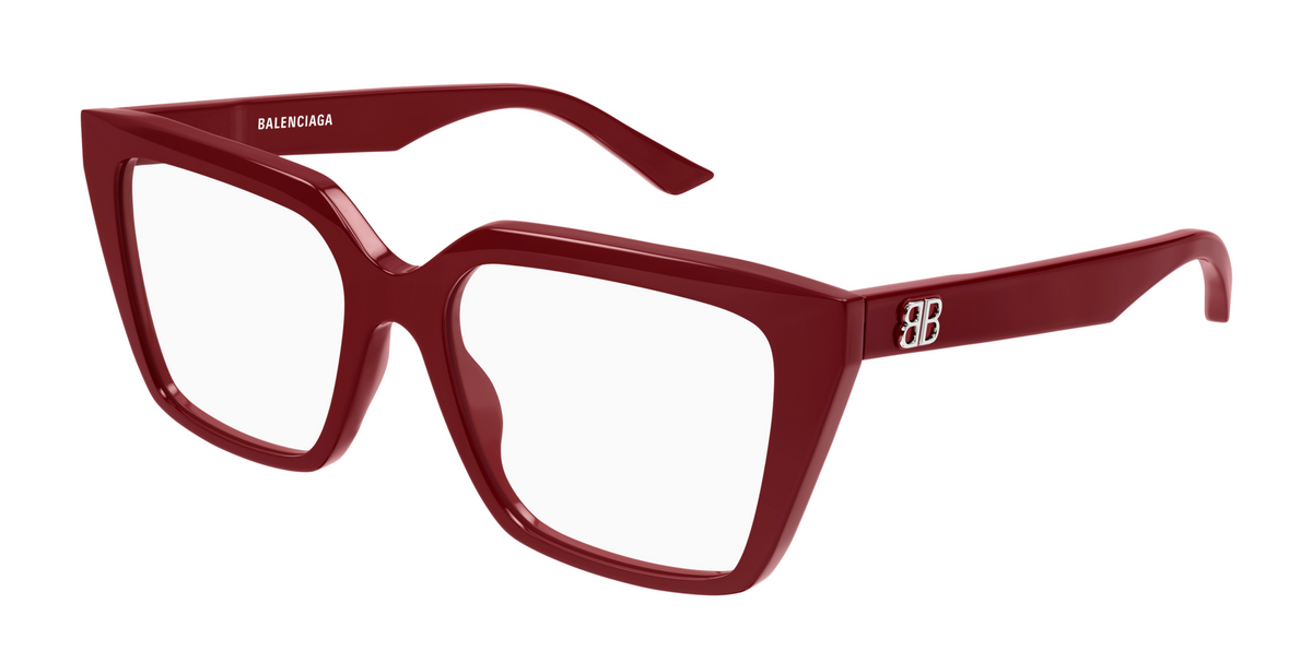 Lunettes de vue Balenciaga Everyday BB0130O - Rouge (013)