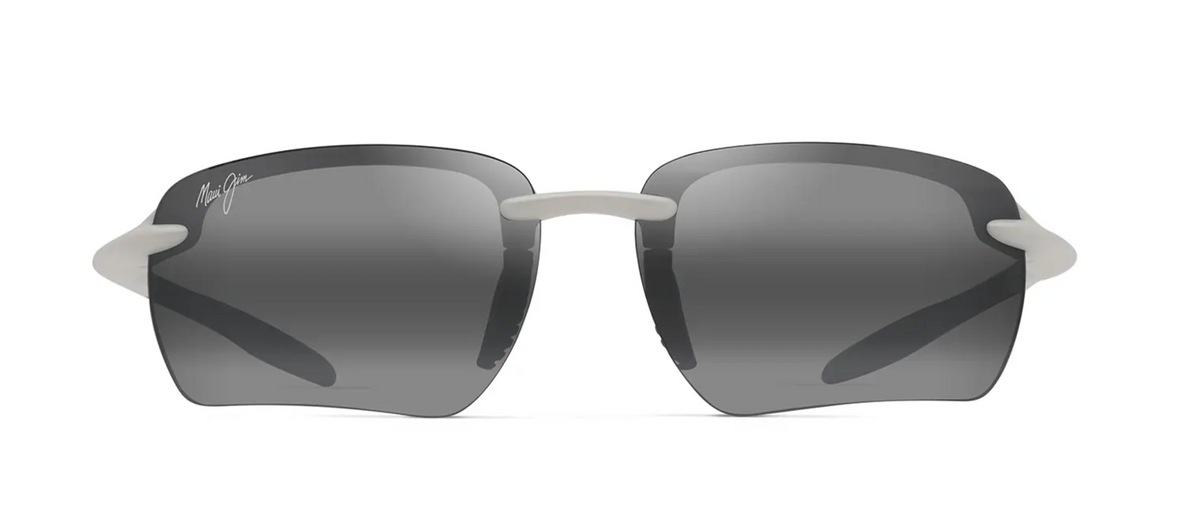 Lunettes de soleil Maui Jim Ho’okipa Ultra G Af – coloris Métal Blanc Mat