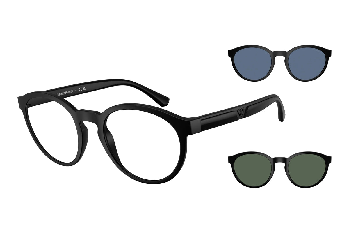 Lunettes de soleil Emporio Armani EA4152 - Noir mat (58011W)