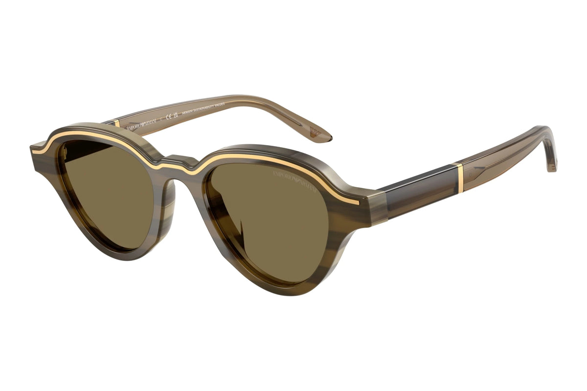 Emporio Armani 0EA4264U-50171W - Brown On Striped Beige (633873)