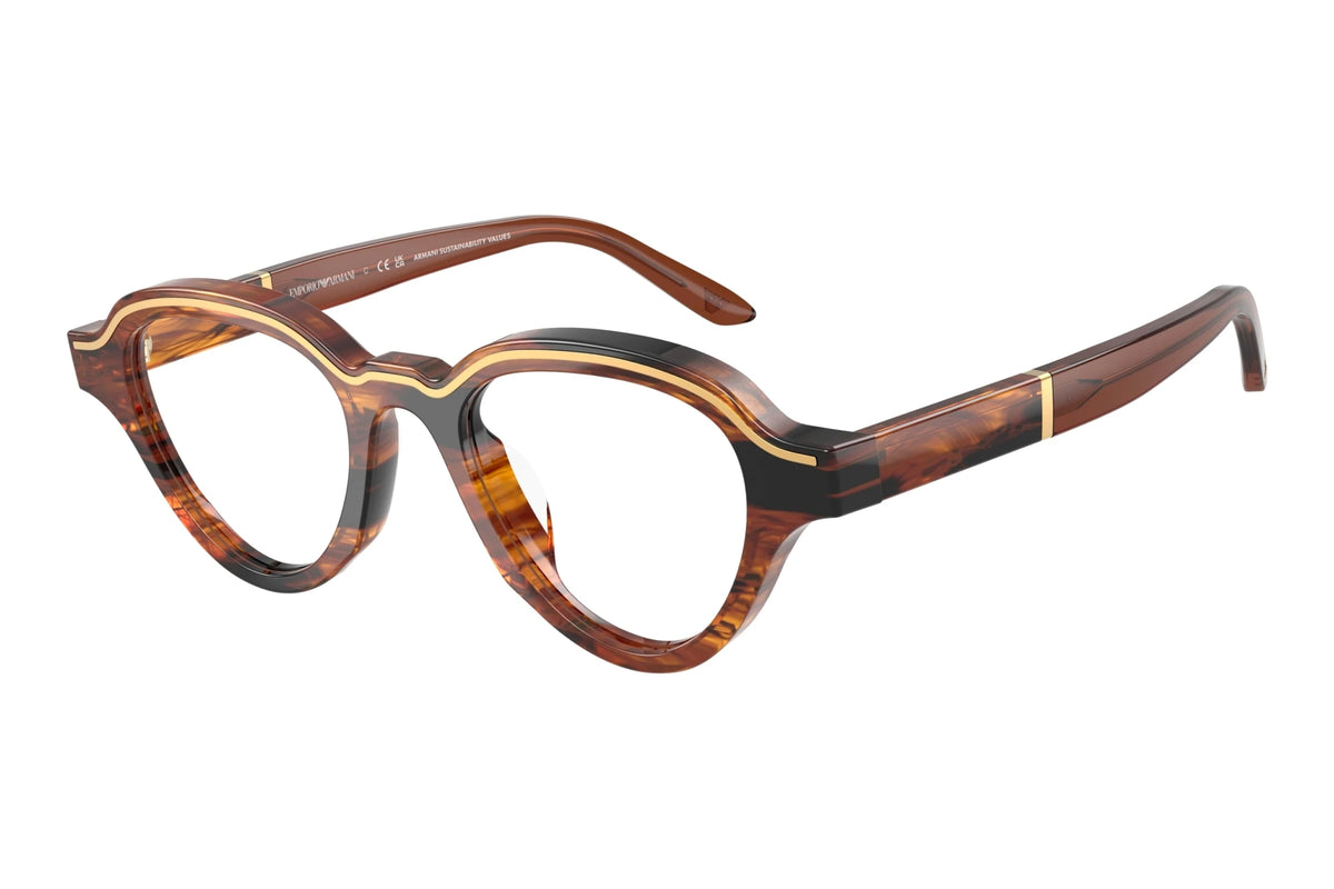 Emporio Armani 0EA4264U-50171W - Rayé Marron foncé (63391W)