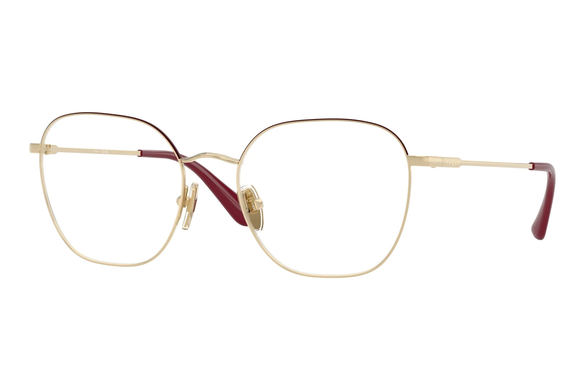 Lunettes Vogue Eyewear 0VO4178 Bordeaux sur Or pâle (5208) - FrenchOptic