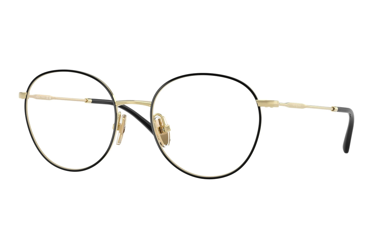 Lunettes Vogue Eyewear 0VO4280T Noir mat Or clair (5195) - FrenchOptic