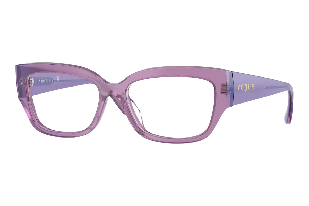 Lunettes Vogue Eyewear 0VO5639U Violet perle transparent (3236) - FrenchOptic
