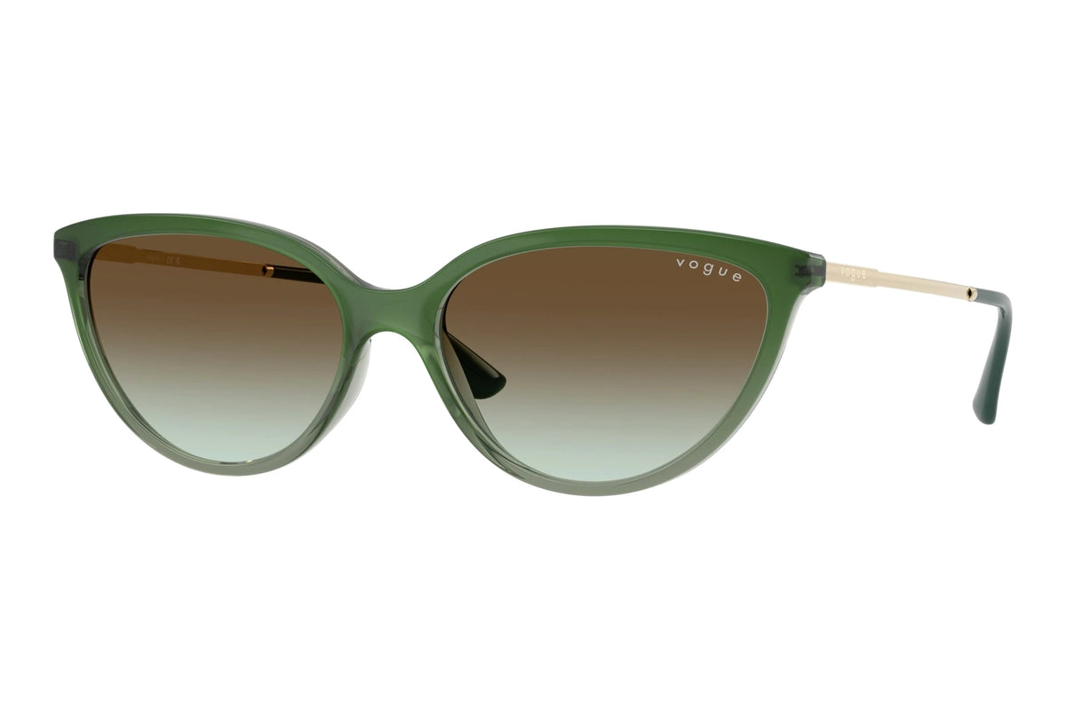 Lunettes Vogue Eyewear 0VO5672S Vert brillant Vert transparent (3259E8) - FrenchOptic