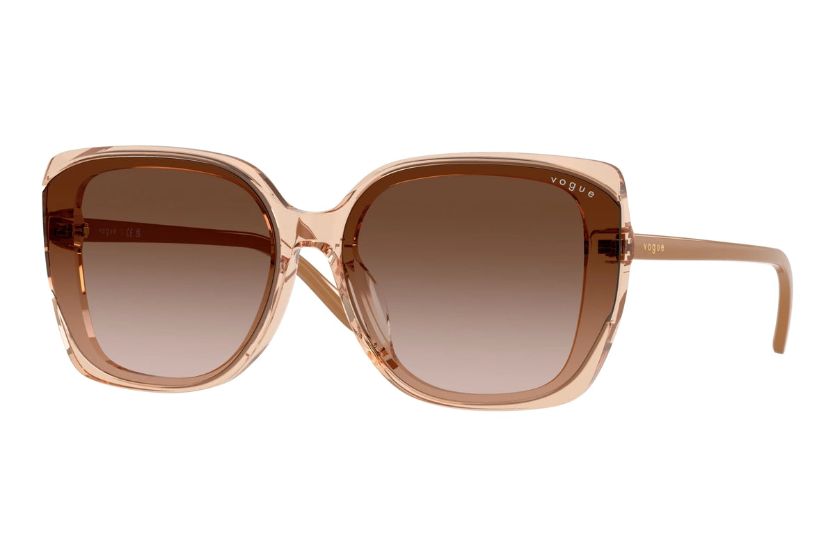 Lunettes Vogue Eyewear 0VO5684SD Transparent Marron clair (318113) - FrenchOptic