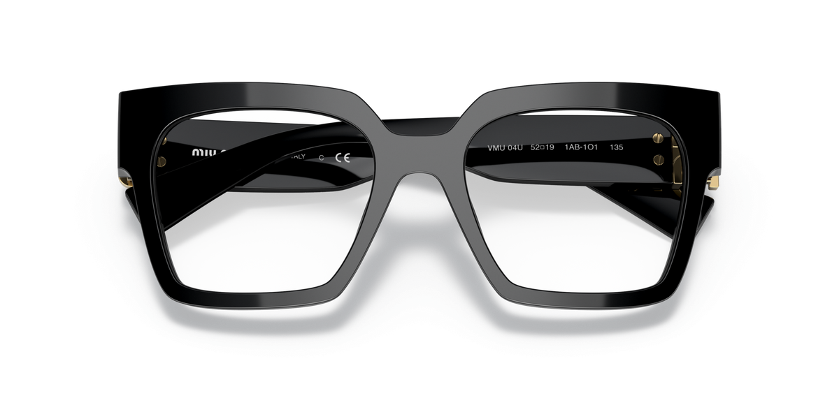 Miu Miu MU 04UV – Noir 1AB1O1 – Vue de profil
