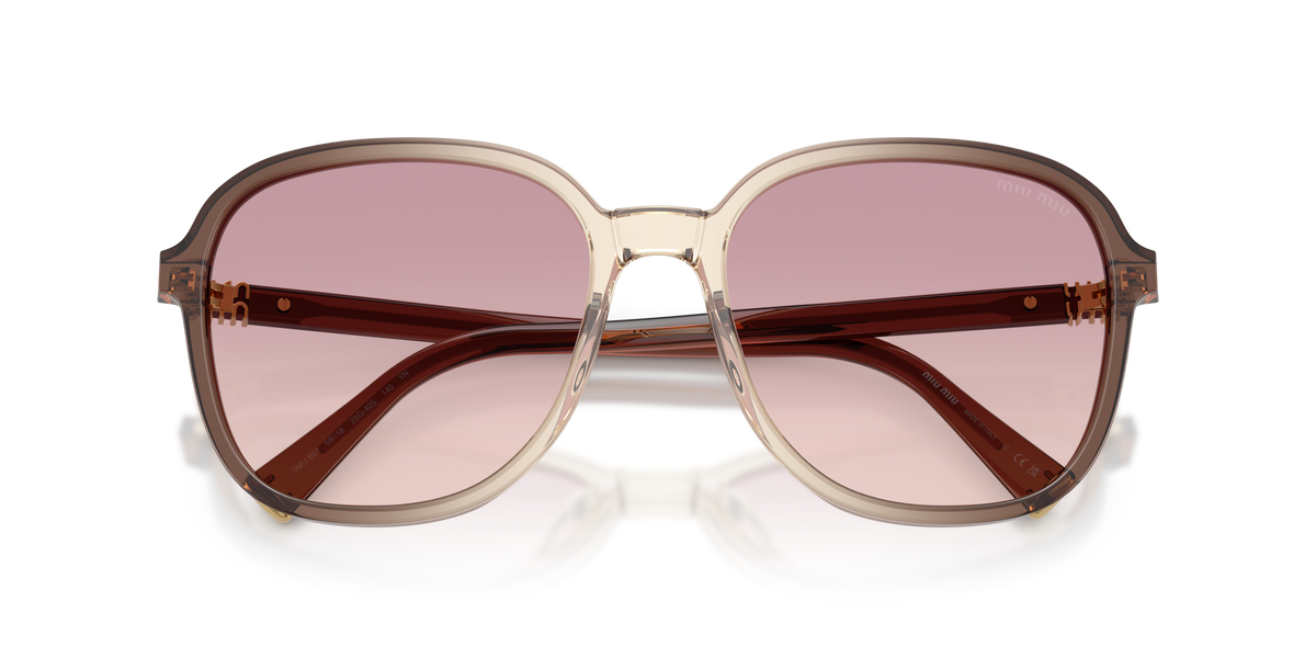 Miu Miu MU B01S – Dégradé marron 25G40S – vue 3
