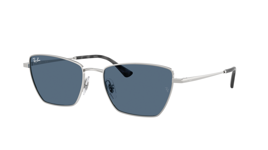 Lunettes de soleil Ray-Ban Drea bio-based RB3783 003/80 53-18 Argent